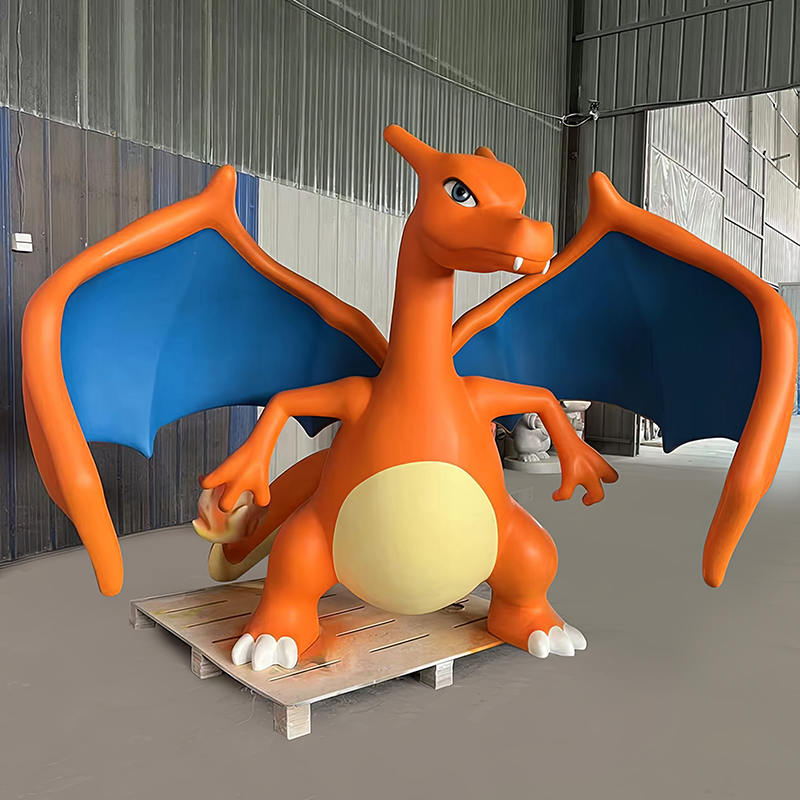 Custom Statue Pokemon Center Statue Pikachu charizard sculpture